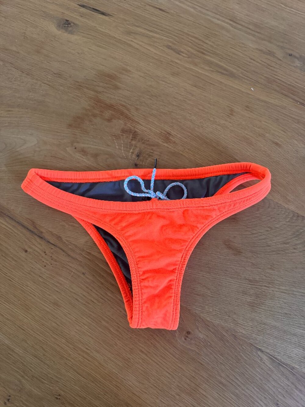 Jolyn Brazil Bikini Bottom — Neon Orange | S